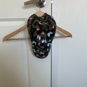 Urban Outfitters Green and Pink Regalona Hat